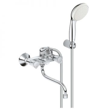 Смеситель с душ гарнитуром Grohe (Гроэ) Costa S New Tempesta 100, хром 2679210A