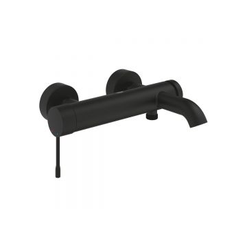 Смеситель для ванны Grohe Essence, фантомный чёрный 25250KF1