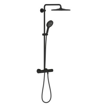 Душевая система Grohe (Гроэ) Rainshower SmartActive 310 с термостатом, фантомный черный 22119KF0