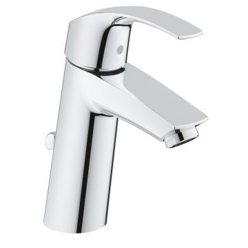 Смеситель для раковины Grohe (Гроэ) Eurosmart 23322001 с донным клапаном, хром