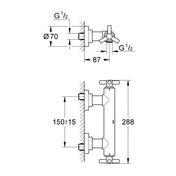 Смеситель для душа Grohe (Гроэ) Atrio 26003000, хром