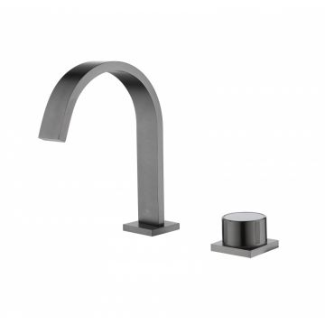 Смеситель на борт раковины Ganzer (Ганзер) GZ01111-Q Графит