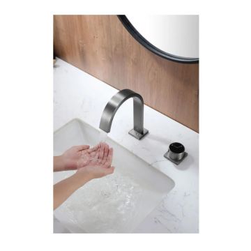 Смеситель на борт раковины Ganzer (Ганзер) GZ01111-Q Графит