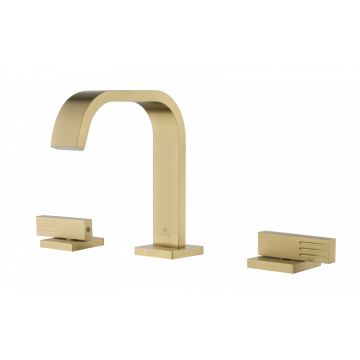 Смеситель на борт раковины Ganzer (Ганзер) GZ01115-S Матовое золото