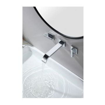 Смеситель для раковины скрытого монтажа Ganzer (Ганзер) GZ01144 Хром