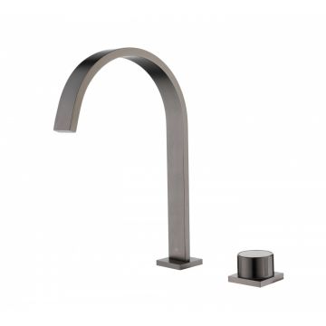 Смеситель на борт раковины Ganzer (Ганзер) GZ01112-Q Графит