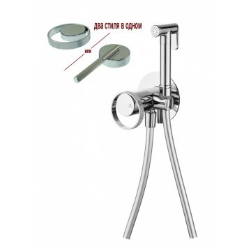 Смеситель для биде скрытого монтажа Ganzer (Ганзер) GZ19157 Хром