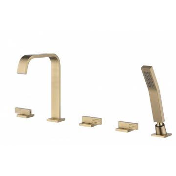 Смеситель на борт ванны Ganzer (Ганзер) GZ01133-S Матовое золото