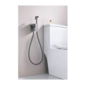 Смеситель для биде скрытого монтажа Ganzer (Ганзер) GZ06157-Q Графит