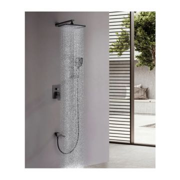 Душевой комплект скрытого монтажа Ganzer (Ганзер) GZ44165-Q Графит