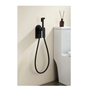 Смеситель для биде скрытого монтажа Ganzer (Ганзер) GZ07157-C Черный