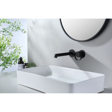 Смеситель для раковины Ganzer (Ганзер) GZ19144-C скрытого монтажа, черный