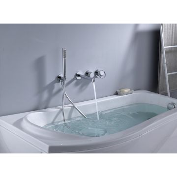 Смеситель для ванны Ganzer (Ганзер) GZ19134 скрытого монтажа, хром