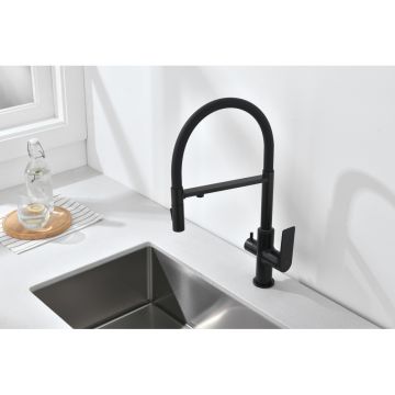 Смеситель для кухни Ganzer (Ганзер) GZ07127-C под фильтр, черный