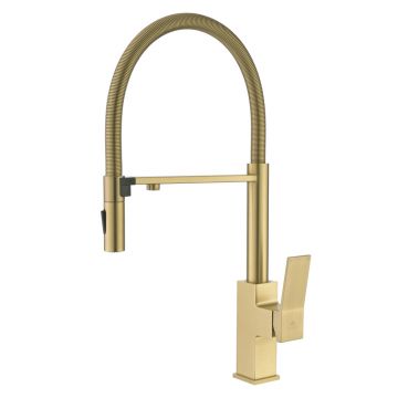 Смеситель для кухни Ganzer (Ганзер) GZ05126-S под фильтр, матовое золото