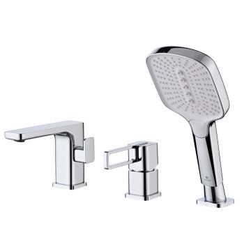 Смеситель для ванны Ganzer (Ганзер) GZ12133 установка на борт, хром