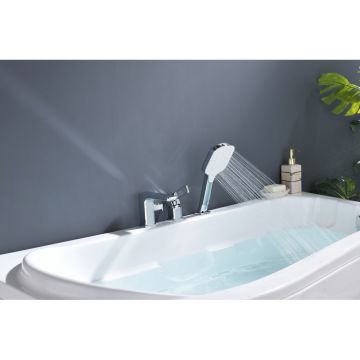 Смеситель для ванны Ganzer (Ганзер) GZ12133 установка на борт, хром