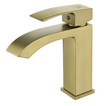 Смеситель для раковины Ganzer (Ганзер) GZ44111-S, матовое золото