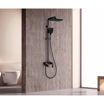 Душевая система Ganzer (Ганзер) GZ44161-C, черный