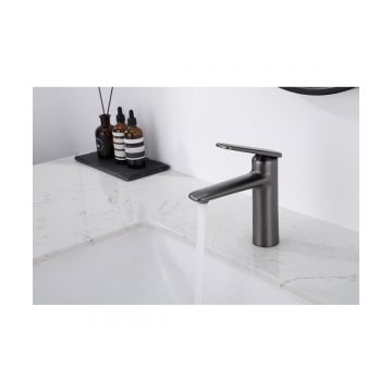 Смеситель для раковины Ganzer (Ганзер) GZ02111-Q, графит