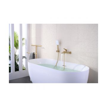 Смеситель для ванны Ganzer (Ганзер) GZ02131-S, матовое золото