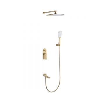 Душевая система Ganzer (Ганзер) GZ02165-S скрытого монтажа, матовое золото
