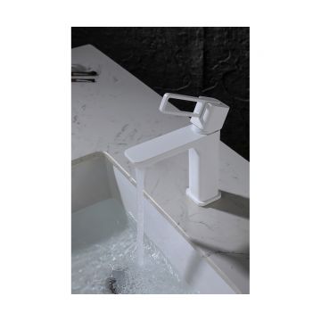 Смеситель для раковины Ganzer (Ганзер) GZ12111-F, белый