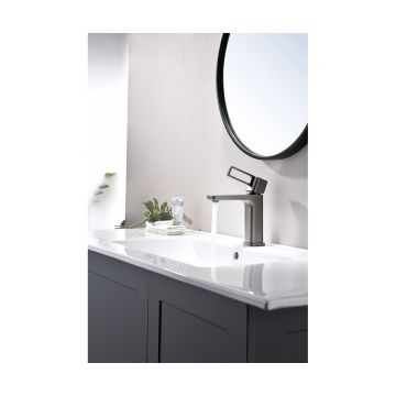 Смеситель для раковины Ganzer (Ганзер) GZ12111-Q, графит