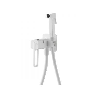 Смеситель для биде Ganzer (Ганзер) GZ12157-F, белый