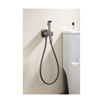 Смеситель для биде Ganzer (Ганзер) GZ12157-Q, графит