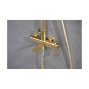 Душевая система Ganzer (Ганзер) GZ12163-S, матовое золото