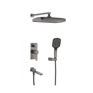 Душевая система Ganzer (Ганзер) GZ12165-Q, графит