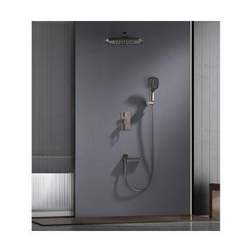 Душевая система Ganzer (Ганзер) GZ12165-Q, графит