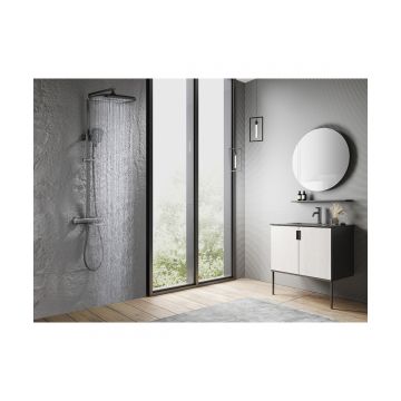 Душевая система Ganzer (Ганзер) GZ12171-Q с термостатом, графит