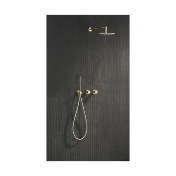 Смеситель для ванны и душа Ganzer (Ганзер) GZ19164-S скрытого монтажа, матовое золото