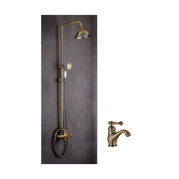 Душевая система Ganzer (Ганзер) GZ77067-D, бронза