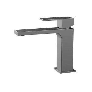 Смеситель для раковины Kaiser (Кайзер) Cube тюльпан, Gun metal 01211-15