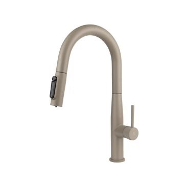 Смеситель для кухни Kaiser (Кайзер) Vita выдвижной, под фильтр, Cool Beige 43344-17