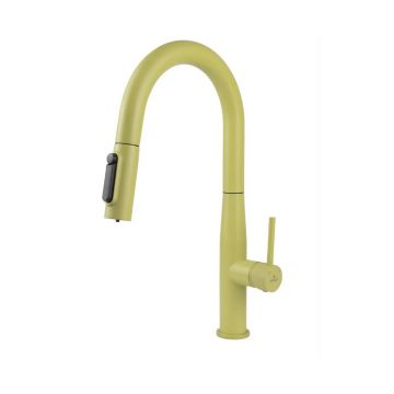 Смеситель для кухни Kaiser (Кайзер) Vita выдвижной, под фильтр, Yellow 43344-22