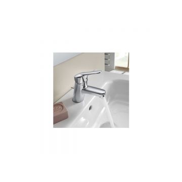 Смеситель для раковины Roca (Рока) Victoria 75A3N25C0M с металлическим донным клапаном, хром