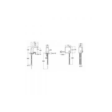 Смеситель для раковины Roca (Рока) L20-E 75A5509C00 сенсорный, хром