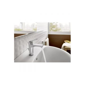 Смеситель для раковины Roca (Рока) Atis 75A3083C0M с донным клапаном, хром