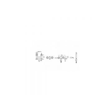 Смеситель для ванны и душа Roca (Рока) Loft 75A0143C00, хром