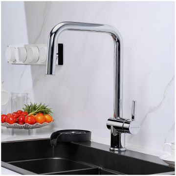 Смеситель для кухни Домачи Ливорно D4703CR хром, Domaci