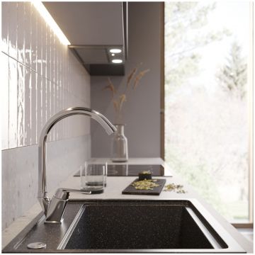 Смеситель для кухни Домачи Равенна SM-01cr хром, Domaci