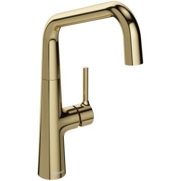 Смеситель для кухни Домачи Римини D569112CG золото, Domaci