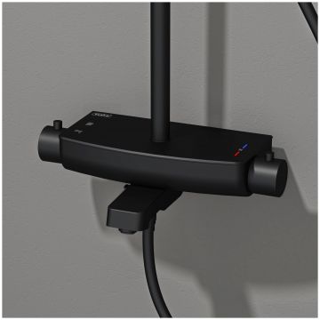 Душевая стойка Теска Mira DK3680 черный матовый, Teska