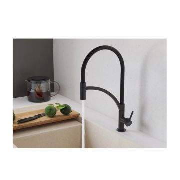 Смеситель для кухни Santek (Сантек) Брукс WH5A45013N001, черный матовый