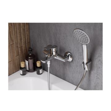 Смеситель для ванны и душа Santek (Сантек) Марион WH5A10006C001 с аксессуарами, хром
