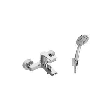 Смеситель для ванны и душа Santek (Сантек) Найра WH5A10001C001 с аксессуарами, хром